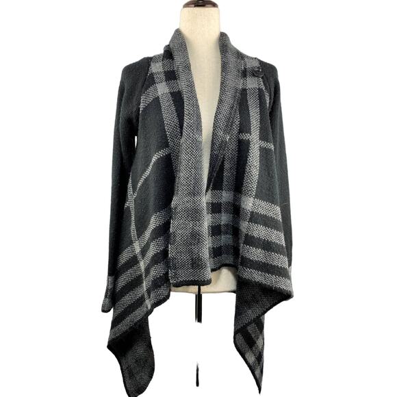 FYLO 10% Wool 5% Alpaca Asymmetrical Drape Neck Sweater Size S - Picture 1 of 7